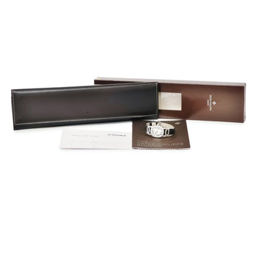 腕時計 パテックフィリップ PATEK PHILIPPE ゴールデンエリプス 4831G-001 クオーツ レディース メーカーOH済 K18無垢WG 純正ダイヤ ホワイト