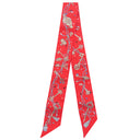 エルメス HERMES ツイリー グレナデン×ベージュ×マルチカラー シルク スカーフ 【 LES CLES A POIS / レ クレ ア ポア】