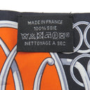 エルメス HERMES ツイリー ブラック×コバルト×ヴァーミリオン シルク スカーフ 【LIFT PROFILE/リフト プロフィール】