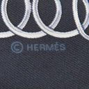 エルメス HERMES ツイリー ブラック×コバルト×ヴァーミリオン シルク スカーフ 【LIFT PROFILE/リフト プロフィール】