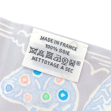 エルメス HERMES ツイリー グリペール×グレナディン シルク スカーフ 【ISOLA DI PRIMAVERA/春の島】