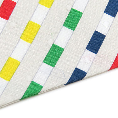 エルメス HERMES ツイリー クレ×ブルー×ルージュ シルク スカーフ 【BOUCLERIE MODERNE/モダンなバックル】