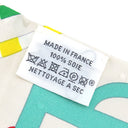 エルメス HERMES ツイリー クレ×ブルー×ルージュ シルク スカーフ 【BOUCLERIE MODERNE/モダンなバックル】