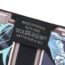 エルメス HERMES ツイリー ノワール×ローズ×グリ シルク スカーフ 【HERMES STORY/エルメスストーリー】