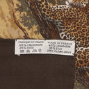 エルメス HERMES カレ90 ブラウン×ベージュ×マルチカラー カシミヤ シルク スカーフ 【TANZANIE/タンザニア】