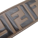 フェンディ FENDI ストラップユー ミニ 8AV105A5PJF13VK ブラウン×ブラック カーフ ショルダーストラップ ゴールド金具 茶 ズッカ柄