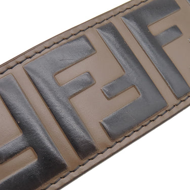 フェンディ FENDI ストラップユー ミニ 8AV105A5PJF13VK ブラウン×ブラック カーフ ショルダーストラップ ゴールド金具 茶 ズッカ柄