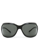 プラダ PRADA アイウェア 72□16 SPR14G ブラック プラスチック サングラス シルバー金具 GACKT ガクト着用モデル クリアブラック