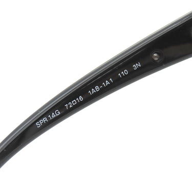 プラダ PRADA アイウェア 72□16 SPR14G ブラック プラスチック 