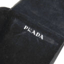プラダ PRADA アイウェア 72□16 SPR14G ブラック プラスチック サングラス シルバー金具 GACKT ガクト着用モデル クリアブラック