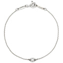 ティファニー Tiffany & Co バイザヤード 1Pダイヤ シルバー シルバー925 ダイヤモンド ブレスレット AG925 エルサペレッティ T&Co.