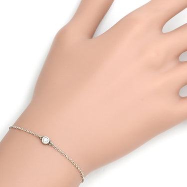 ティファニー Tiffany & Co バイザヤード 1Pダイヤ シルバー シルバー925 ダイヤモンド ブレスレット AG925 エルサペレッティ T&Co.