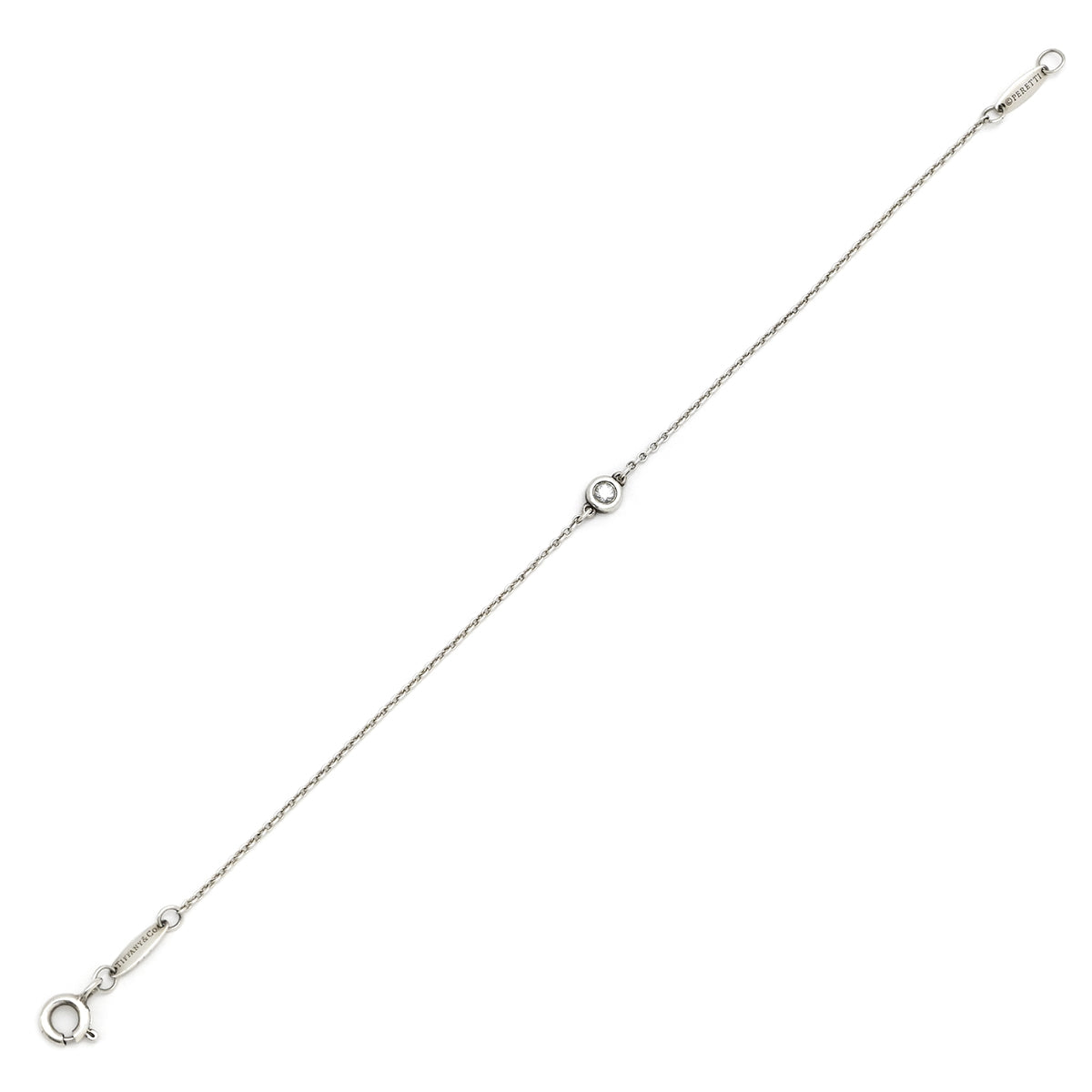 【Tiffany】一粒ダイヤ　AG925 ティファニー Tiffany & Co バイザヤード 1Pダイヤ シルバー