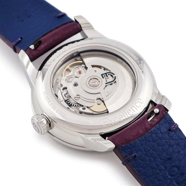 腕時計 ルイ・エラール LOUIS ERARD エクセレンス スモールセコンド カラーダイアル LE34248AA06BVA142 自動巻き メンズ 未使用 パープル