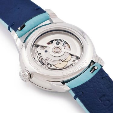 腕時計 ルイ・エラール LOUIS ERARD エクセレンス スモールセコンド カラーダイアル LE34248AA08BVA141 自動巻き メンズ 未使用 水色