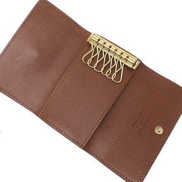ルイヴィトン LOUIS VUITTON ミュルティクレ6 M62630 モノグラム モノグラムキャンバス キーケース ゴールド金具 茶 6連 6本