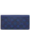 ルイヴィトン LOUIS VUITTON ポルトフォイユ ブラザ M30297 コバルト モノグラムキャンバス タイガ 長財布 シルバー金具 青 二つ折り