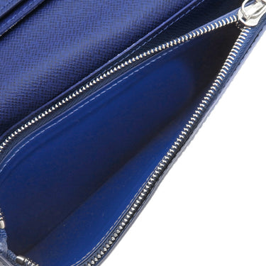 ルイヴィトン LOUIS VUITTON ポルトフォイユ ブラザ M30297 コバルト モノグラムキャンバス タイガ 長財布 シルバー金具 青 二つ折り