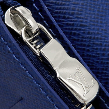 ルイヴィトン LOUIS VUITTON ポルトフォイユ ブラザ M30297 コバルト モノグラムキャンバス タイガ 長財布 シルバー金具 青 二つ折り