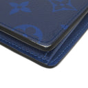 ルイヴィトン LOUIS VUITTON ポルトフォイユ ブラザ M30297 コバルト モノグラムキャンバス タイガ 長財布 シルバー金具 青 二つ折り