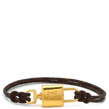 ルイヴィトン LOUIS VUITTON ブラスレ ロックイットアゲイン M8015 モノグラム モノグラムキャンバス GP ブレスレット ゴールド金具 小物 アクセサリー パドロックモチーフ