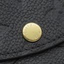 ルイヴィトン LOUIS VUITTON ポルトモネ ロザリ M81455 ノワール モノグラムアンプラント コインケース ゴールド金具 黒 小銭入れ カードケース