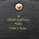 ルイヴィトン LOUIS VUITTON ポルトモネ ロザリ M81455 ノワール モノグラムアンプラント コインケース ゴールド金具 黒 小銭入れ カードケース
