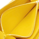 ルイヴィトン LOUIS VUITTON ジッピー ウォレット M13577 ギンコイエロー モノグラムアンプラント 長財布 ゴールド金具 黄色 ラウンドファスナー チャーム付き 日本限定