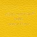 ルイヴィトン LOUIS VUITTON ジッピー ウォレット M13577 ギンコイエロー モノグラムアンプラント 長財布 ゴールド金具 黄色 ラウンドファスナー チャーム付き 日本限定