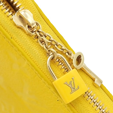 ルイヴィトン LOUIS VUITTON ジッピー ウォレット M13577 ギンコイエロー モノグラムアンプラント 長財布 ゴールド金具 黄色 ラウンドファスナー チャーム付き 日本限定