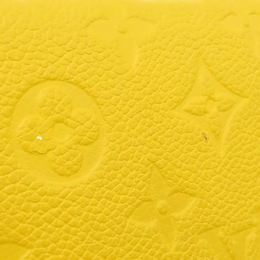 ルイヴィトン LOUIS VUITTON ジッピー ウォレット M13577 ギンコイエロー モノグラムアンプラント 長財布 ゴールド金具 黄色 ラウンドファスナー チャーム付き 日本限定