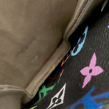 ルイヴィトン LOUIS VUITTON ロッジ PM M40054 ノワール モノグラムマルチカラー ショルダーバッグ ゴールド金具 黒 肩掛け