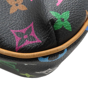 ルイヴィトン LOUIS VUITTON ロッジ PM M40054 ノワール モノグラムマルチカラー ショルダーバッグ ゴールド金具 黒 肩掛け