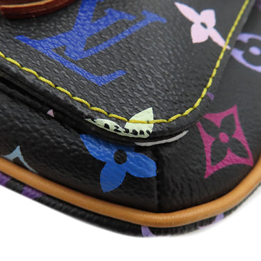 ルイヴィトン LOUIS VUITTON ロッジ PM M40054 ノワール モノグラムマルチカラー ショルダーバッグ ゴールド金具 黒 肩掛け