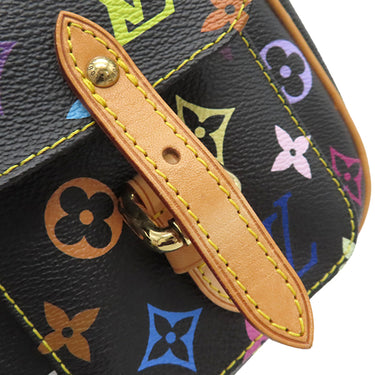 ルイヴィトン LOUIS VUITTON ロッジ PM M40054 ノワール モノグラムマルチカラー ショルダーバッグ ゴールド金具 黒 肩掛け