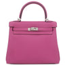エルメス HERMES ケリー25 内縫い ローズパープル トゴ 2WAYバッグ シルバー金具 紫 ショルダー ハンドバッグ