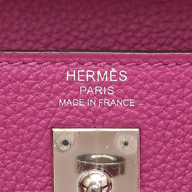エルメス HERMES ケリー25 内縫い ローズパープル トゴ 2WAYバッグ シルバー金具 紫 ショルダー ハンドバッグ