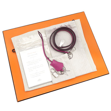 エルメス HERMES ケリー25 内縫い ローズパープル トゴ 2WAYバッグ シルバー金具 紫 ショルダー ハンドバッグ