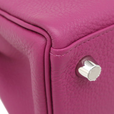 エルメス HERMES ケリー25 内縫い ローズパープル トゴ 2WAYバッグ シルバー金具 紫 ショルダー ハンドバッグ