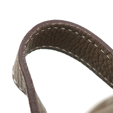 エルメス HERMES バーキン40 エトゥープ トゴ ハンドバッグ シルバー金具 グレージュ