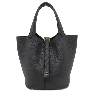 エルメス HERMES ピコタンロック PM ブラック トリヨンクレマンス ハンドバッグ ゴールド金具 新品 未使用 黒
