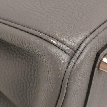 エルメス HERMES バーキン30 グリメイヤー トゴ ハンドバッグ ローズゴールド金具