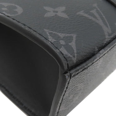 ルイヴィトン LOUIS VUITTON サックプラ クロス M46098 モノグラムエクリプス モノグラムエクリプス 2WAYバッグ シルバー金具 黒 ショルダー