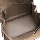 エルメス HERMES バーキン30 エトゥープ トリヨンクレマンス ハンドバッグ シルバー金具 グレージュ