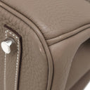 エルメス HERMES バーキン30 エトゥープ トリヨンクレマンス ハンドバッグ シルバー金具 グレージュ