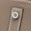エルメス HERMES バーキン30 エトゥープ トリヨンクレマンス ハンドバッグ シルバー金具 グレージュ