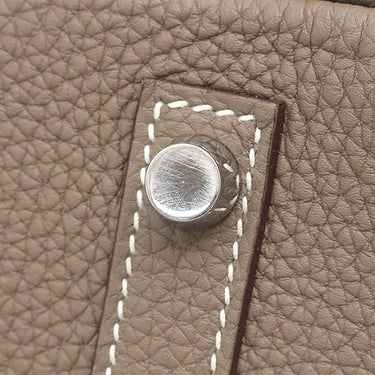 エルメス HERMES バーキン30 エトゥープ トリヨンクレマンス ハンドバッグ シルバー金具 グレージュ