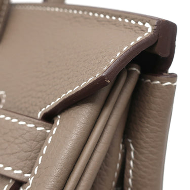 エルメス HERMES バーキン30 エトゥープ トリヨンクレマンス ハンドバッグ シルバー金具 グレージュ