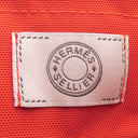 エルメス HERMES サックドパンサージュ グルーム 068312CK ネイビー×オレンジ トワルシェブロン 2WAYバッグ シルバー金具 紺 ショルダー トート