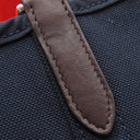 エルメス HERMES サックドパンサージュ グルーム 068312CK ネイビー×オレンジ トワルシェブロン 2WAYバッグ シルバー金具 紺 ショルダー トート